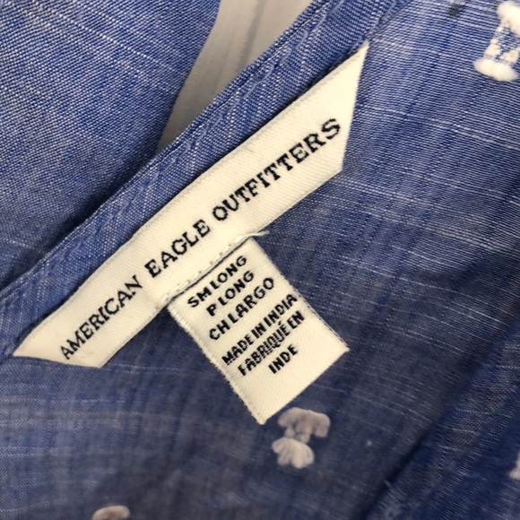 ❗️LAST CHANCE❗️ American Eagle blue ruffle romper - Picture 5 of 6